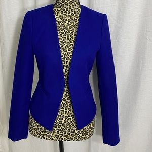 Blue suit jacket